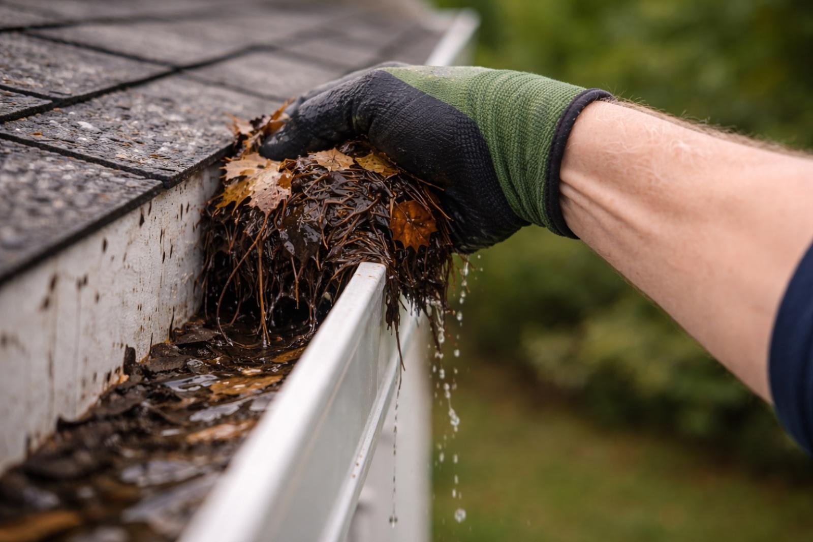 Gutter cleaning service