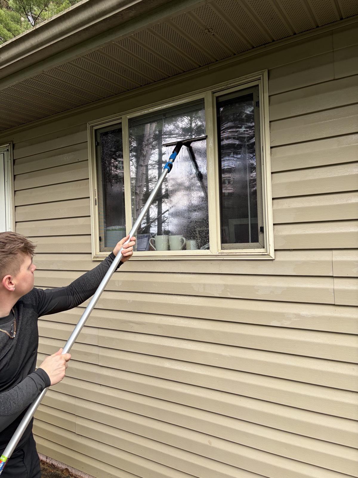 Recent exterior cleaning project in Central Wisconsin