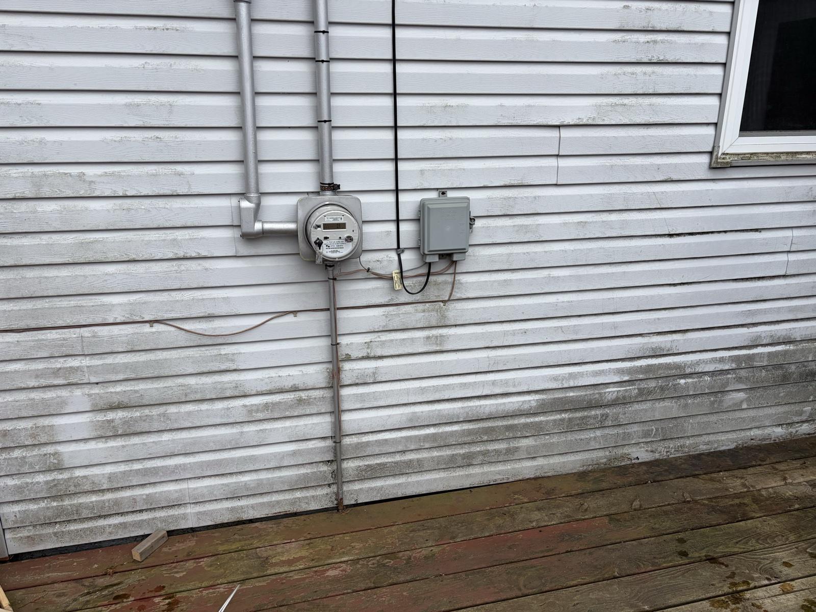 Recent exterior cleaning project